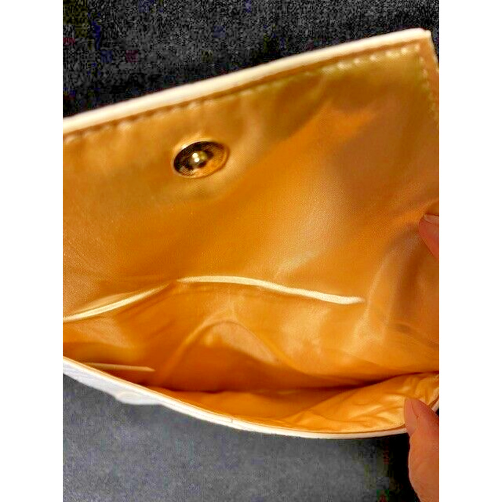 Womans Clutch Purse Ralph Lauren Faux Crocodile (W 9" x H 7") NEW - Picture 2 of 5